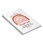 Personalized Back To School  for Teachers Students Notitieboek (Rechterzijde)