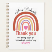 Personalized Back To School for Teachers Students Planner (Voorkant)