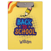 Personalized "Back To School" Fun Doodle Klembord (Voorkant)