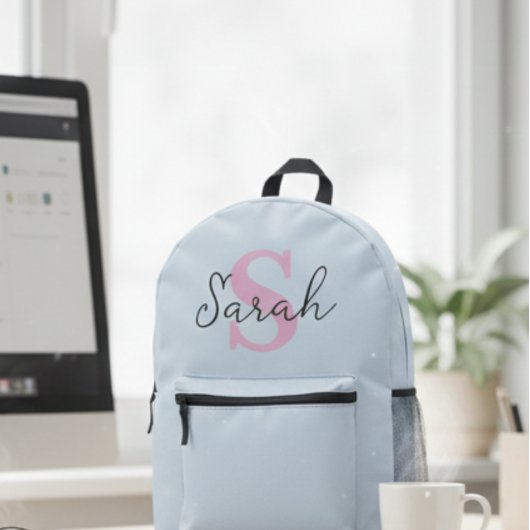 personalized backpack, kids fashion, customized bedrukte rugzak