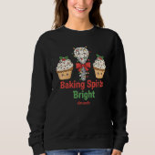 Personalized Baking Spirits Bright Funny Christmas Trui (Voorkant)