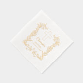 Personalized Baptism Floral Cross (Droite)