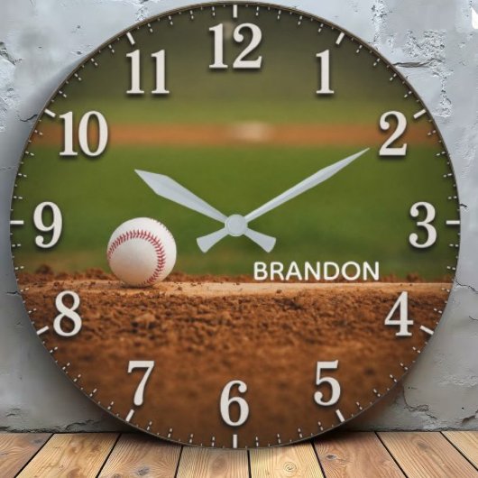 Personalized Baseball Field Custom Name Grote Klok