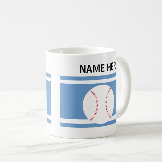 Personalized Baseball Mug (Devant droit)