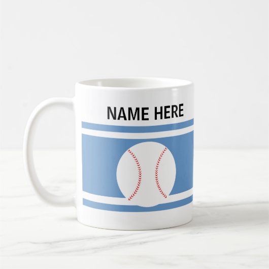Personalized Baseball Mug Koffiemok (Links)
