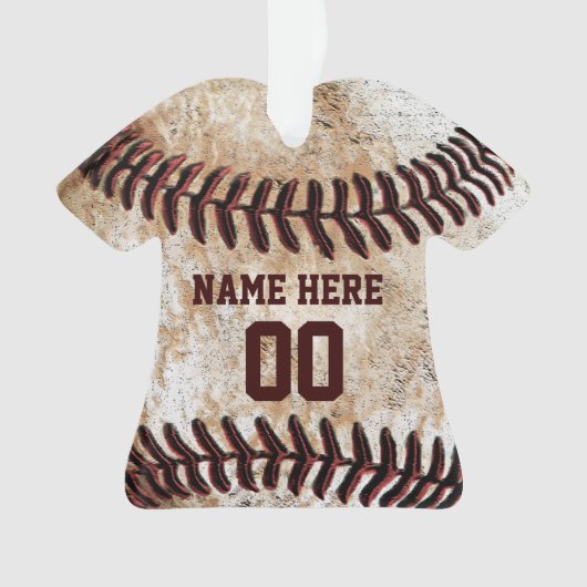 Personalized Baseball Ornaments Ornament (voorkant)