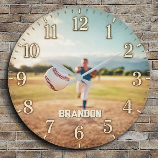Personalized Baseball Pitcher Custom Name Player Grote Klok
