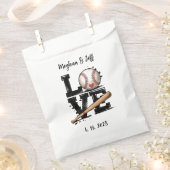 Personalized Baseball Themed Wedding Favor Bedankzakje (Geknipt)