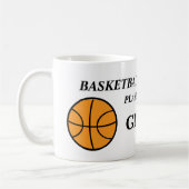 Personalized Basketball Coffee Mugs (Gauche)