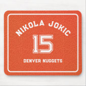 Personalized Basketball Player Sport Simple Fun Muismat (Voorkant)