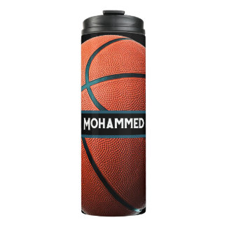 Personalized Basketball Water Bottle Custom Sport Thermosbeker