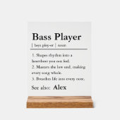 Personalized Bass Player Definition (Recto)
