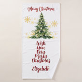 Personalized Bath Towel (Serviette de bain)