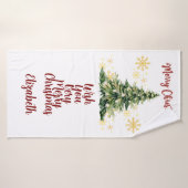 Personalized Bath Towel (Serviette de bain)