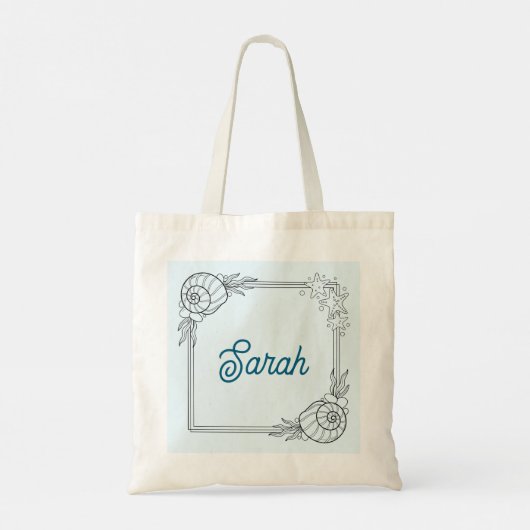 Personalized beach tote (Achterkant)
