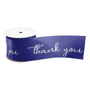 PERSONALIZED BEDANKT STIJLVOOL MODERN DONKERBLAUW LINT