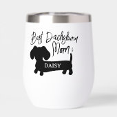Personalized Best Dachshund Mom Mug (Achterkant)