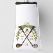 Personalized Best Dad By Par Monogram Golfheadcover (Draai 90)