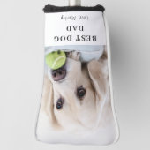 Personalized Best Dog Dad Custom Photo Golfheadcover (Draai 90)
