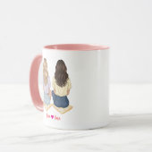 Personalized Best Friend Mug for Women | Funny Fri (Devant gauche)