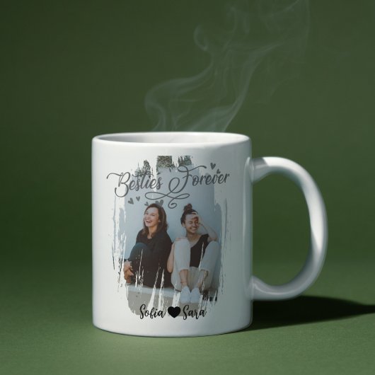 Personalized Best Friend Mug with Photo | BFF Gift Koffiemok