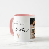 Personalized Best Mom Ever Photo Mug (Devant gauche)