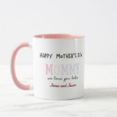 Personalized Best Mom Ever Photo Mug (Gauche)