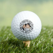 Personalized Best Mom Photo Golf Balls Golfballen (Insitu Shirt)