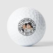 Personalized Best Mom Photo Golf Balls Golfballen (Voorkant)