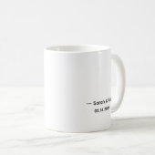 Personalized Best Swipe Love Quote Koffiemok (Voorkant rechts)