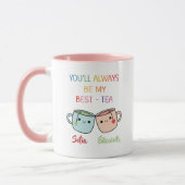 Personalized Best-Tea Mug – Best Friend Gift (Gauche)