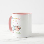 Personalized Best-Tea Mug – Best Friend Gift Mok (Voorkant links)