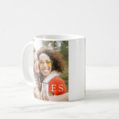 Personalized Besties Mug with Names and Photo (Devant gauche)