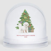 Personalized Bichon Frise Dog Christmas (Avant)