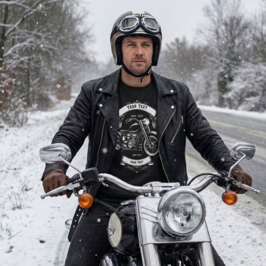 Personalized Biker Winter Sweatshirt Gift