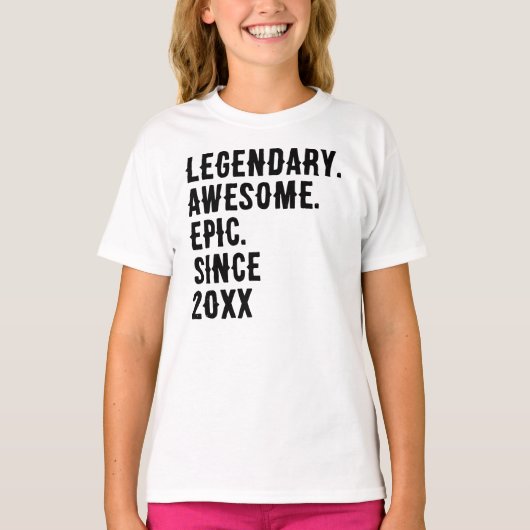 Personalized Birthday 10th 12th 14th Birthday Gift T-shirt (Voorkant)