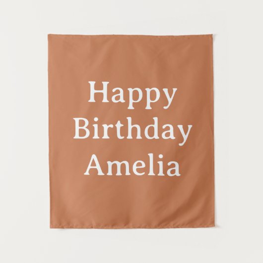 Personalized Birthday Banner Custom Name Flag Wall Wandkleed (Voorkant)