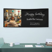 Personalized birthday banner with turtles (Beurs)