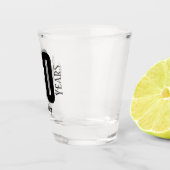 Personalized Birthday Celebration Shot Glas (Rechts)