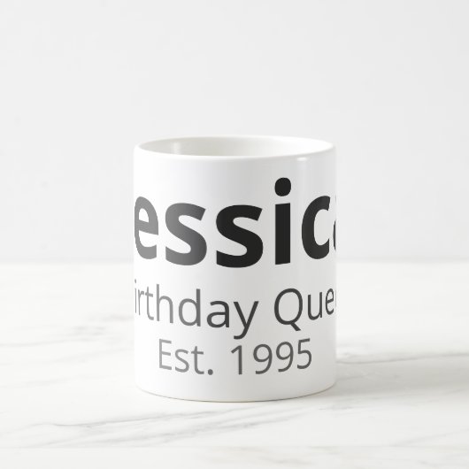Personalized Birthday Mug – Name, Role & Year (Centre)