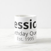 Personalized Birthday Mug – Name, Role & Year Koffiemok (Center)