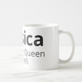 Personalized Birthday Mug – Name, Role & Year Koffiemok
