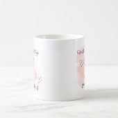 Personalized Birthday Pink Coquette Bow Mug (Centre)