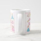 Personalized birthday princess mug, extra grote beker (Achterkant)