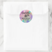 personalized birthday Sticker (Tas)