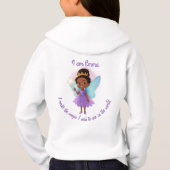 Personalized Black Fairy Hoodie (Dos)
