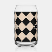 Personalized Black Harlequin Checkered Diamond (Droite)