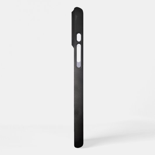 Personalized Black Lab Portrait iPhone Hoesje (Linkerkant)