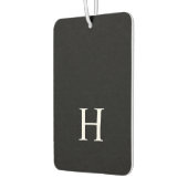 Personalized Black Monogram Luchtverfrisser (Links)