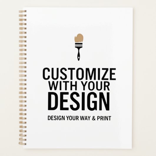 Personalized Blank Company Branded Custom  Planner (Voorkant)